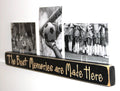 Soccer Photo Display, Wood Picture Frame, Sports Decor