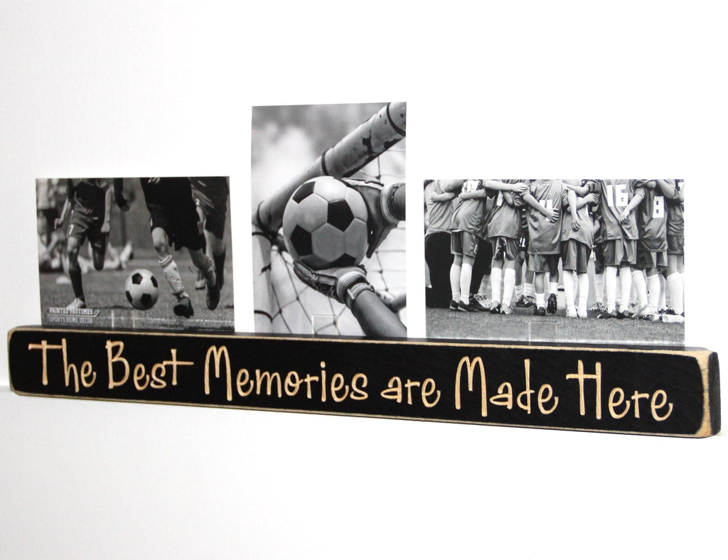 Soccer Photo Display, Wood Picture Frame, Sports Decor