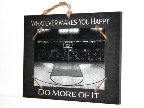 Basketball Photo Frame: Gift for Player, Bedroom Decor (4x6 Photo Size)
