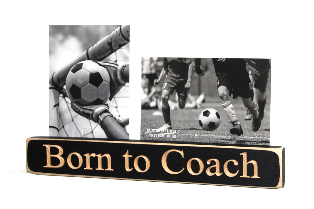 Personalized Coach Photo Display: 'Born to Coach' Frame, Lacrosse Team Gift, All Sports