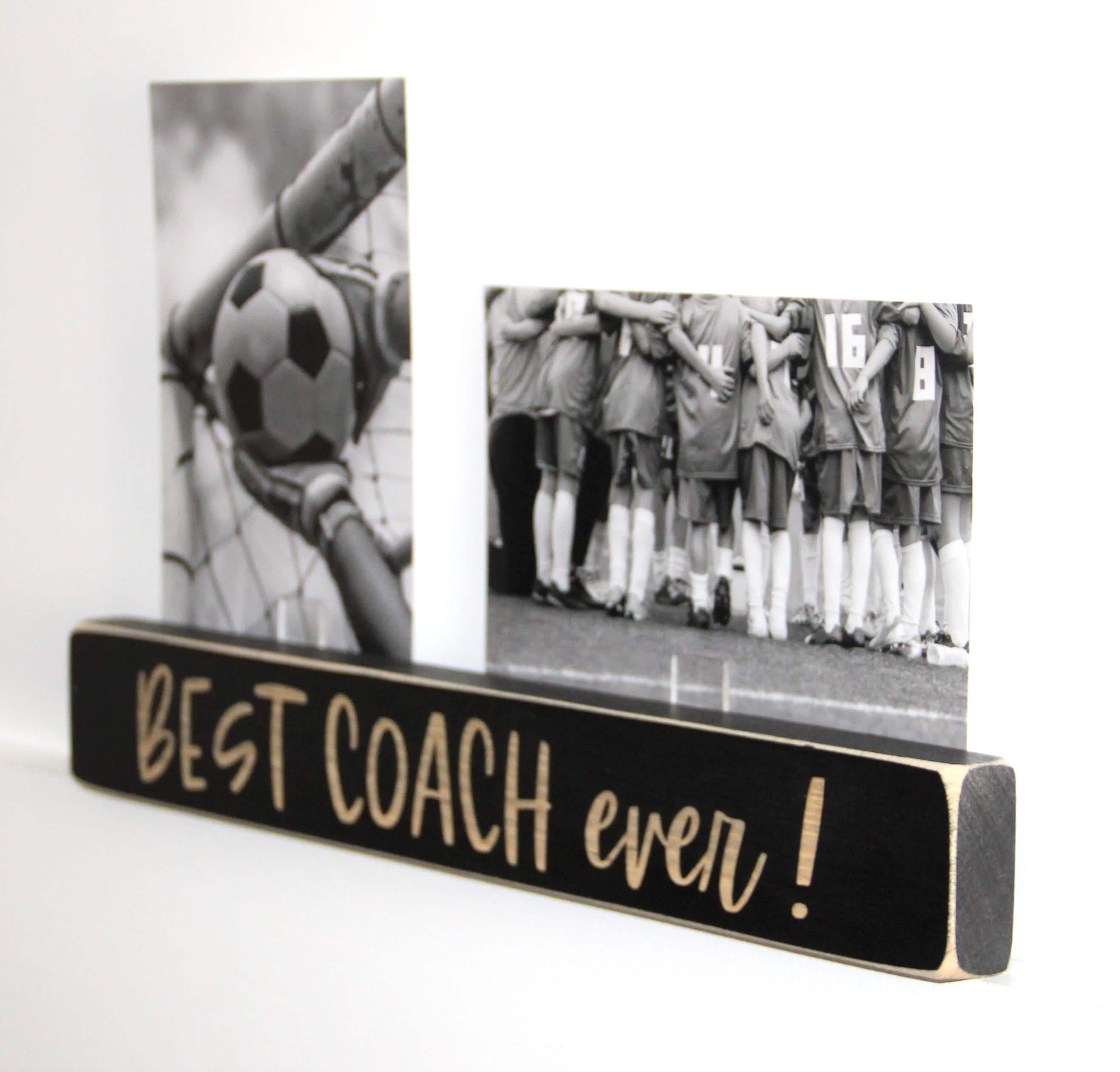 Personalized Coach Photo Display: 'Best Coach Ever' Frame, Baseball Team Gift, All Sports