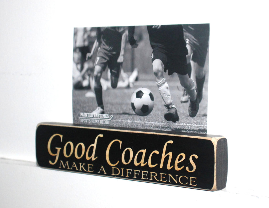 Coach Sign: Wood Laser Cut, Sports Gift
