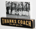 Coach Photo Display: Laser Cut Wood Sign