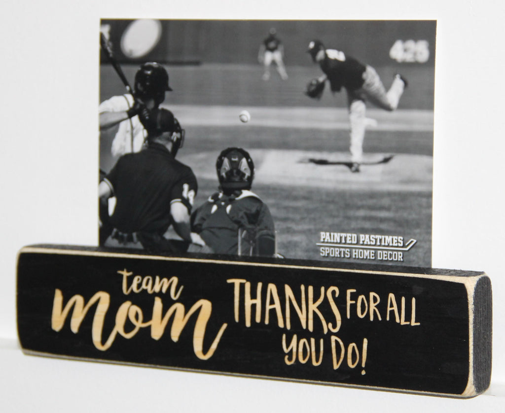 Coach Photo Display: Laser Cut Wood, End of Season Gift, Baseball, Softball, Lacrosse, Track, Volleyball