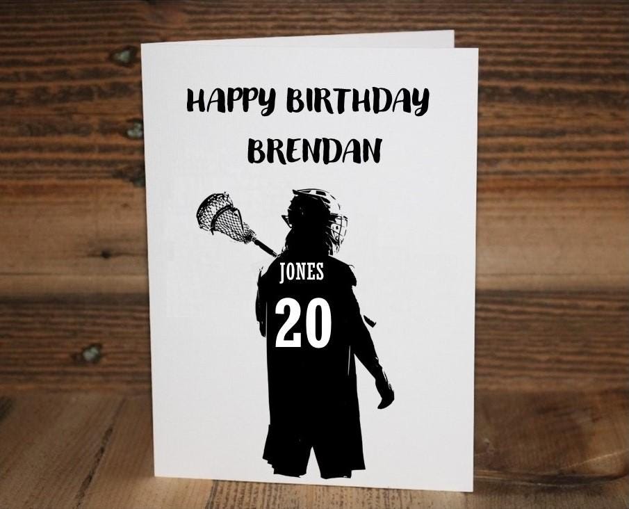 Thank You Lacrosse Coach Card: End of Season Gift