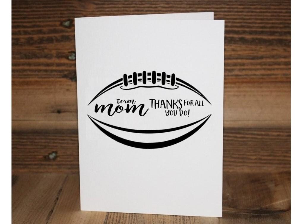 Football Graduation Card: Congrats Graduate, Senior Night