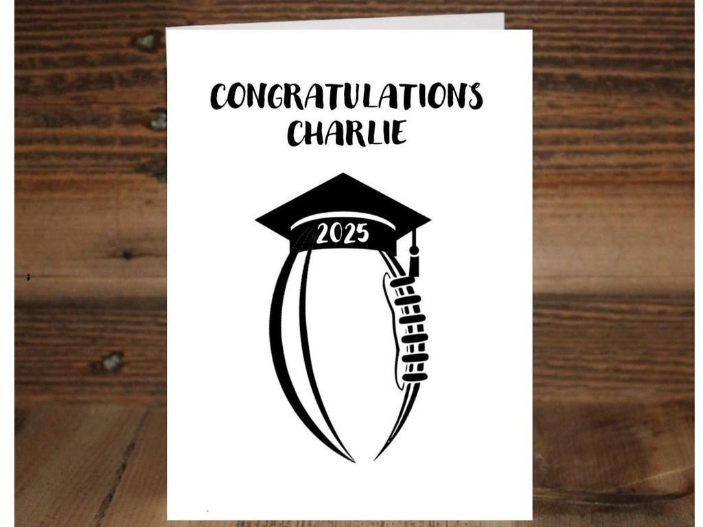 Football Greeting Card: 'Life is better with FOOTBALL'