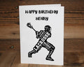 Lacrosse Greeting Card: Lacrosse Player, Coach, Team Mom Thank You