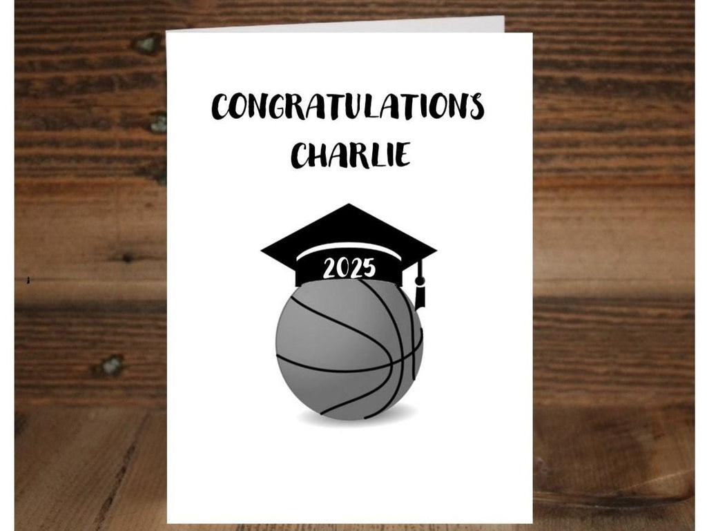 Basketball Greeting Card: Gift for Player or Coach