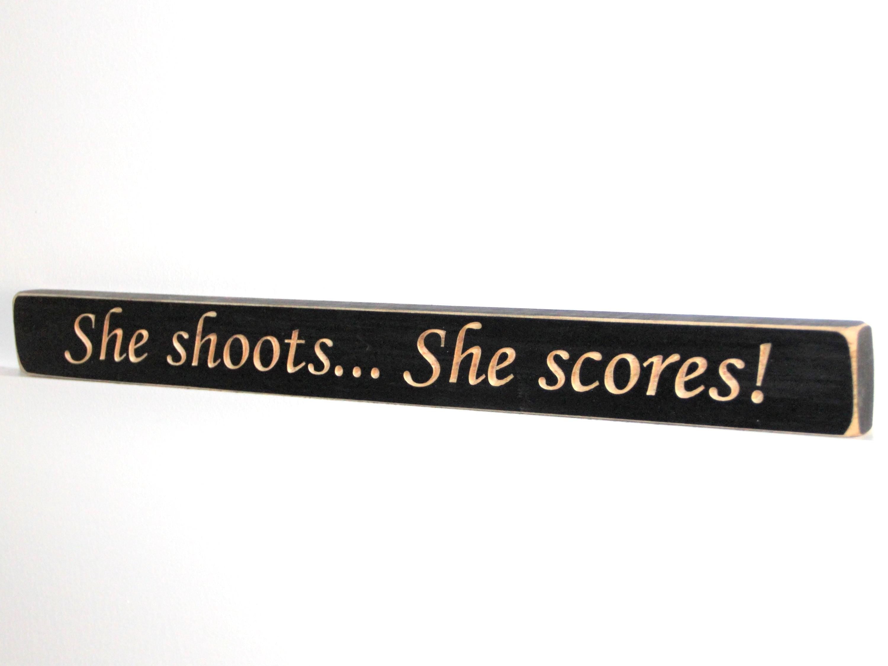 Hockey Girl Room Decor: Wood Sign or Photo Display