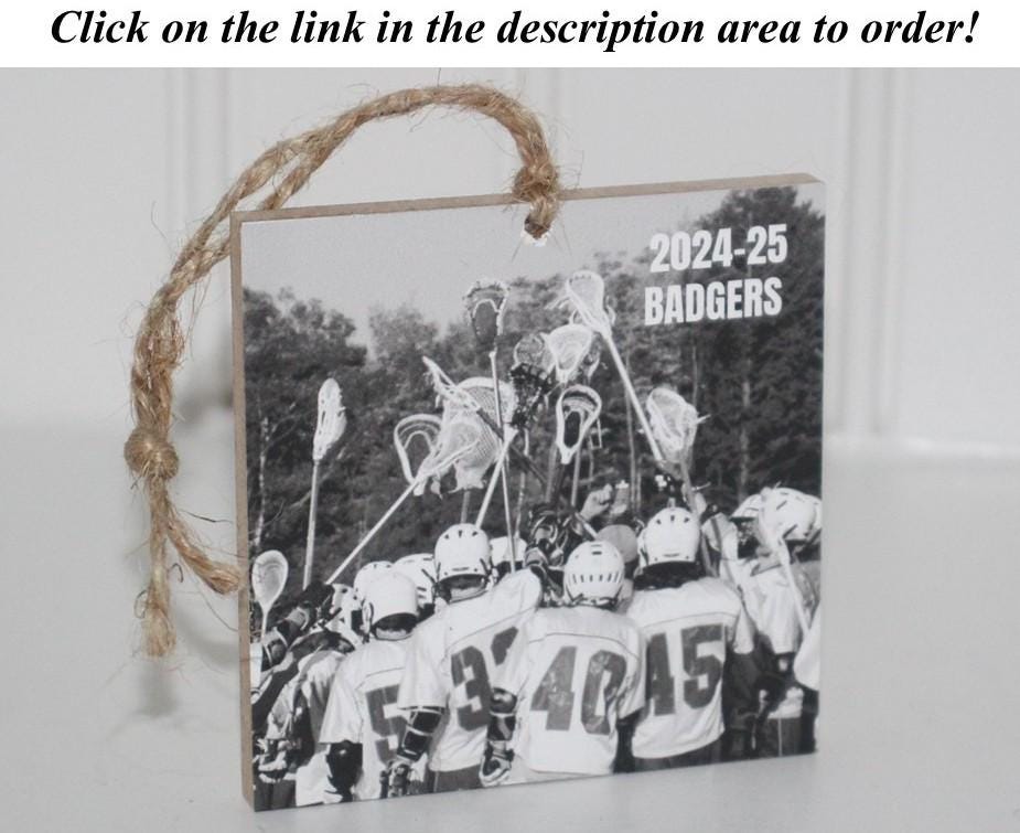 Personalized Lacrosse Birthday Card, Lacrosse Player Greeting Card