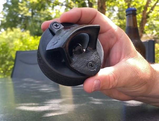 Hockey Puck Bottle Opener: Gift for Hockey Fan