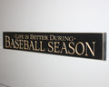 Baseball Wood Sign: Mancave Decor, Coach, Player, Team Gift