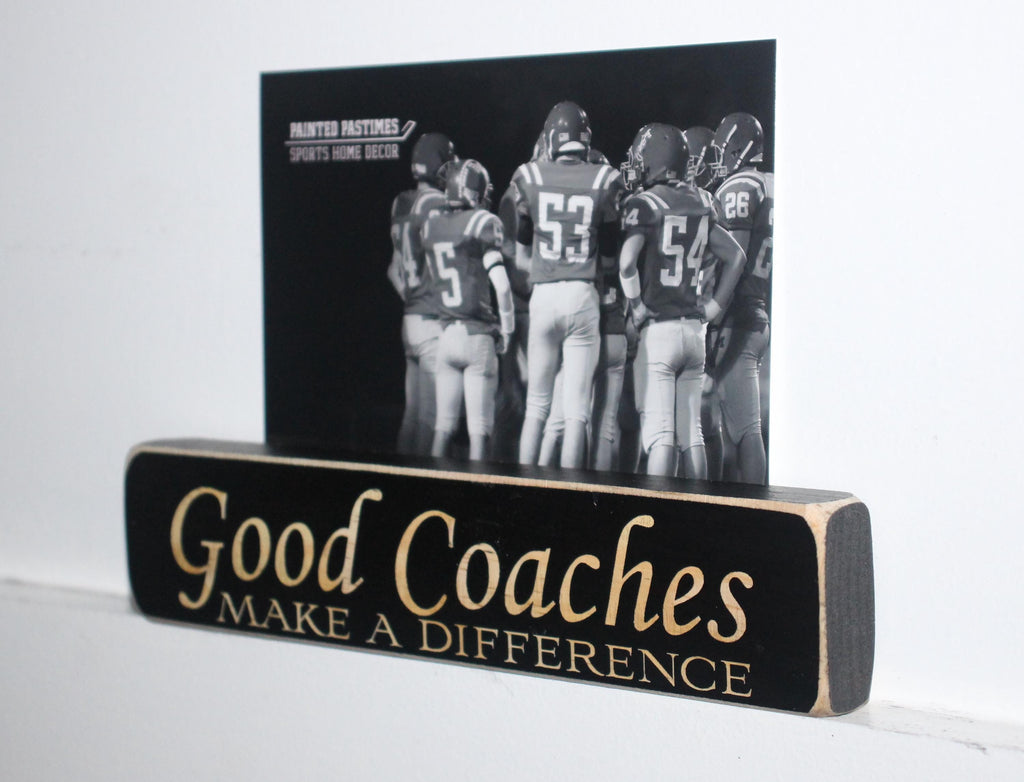 Coach Sign: Wood Laser Cut, Sports Gift