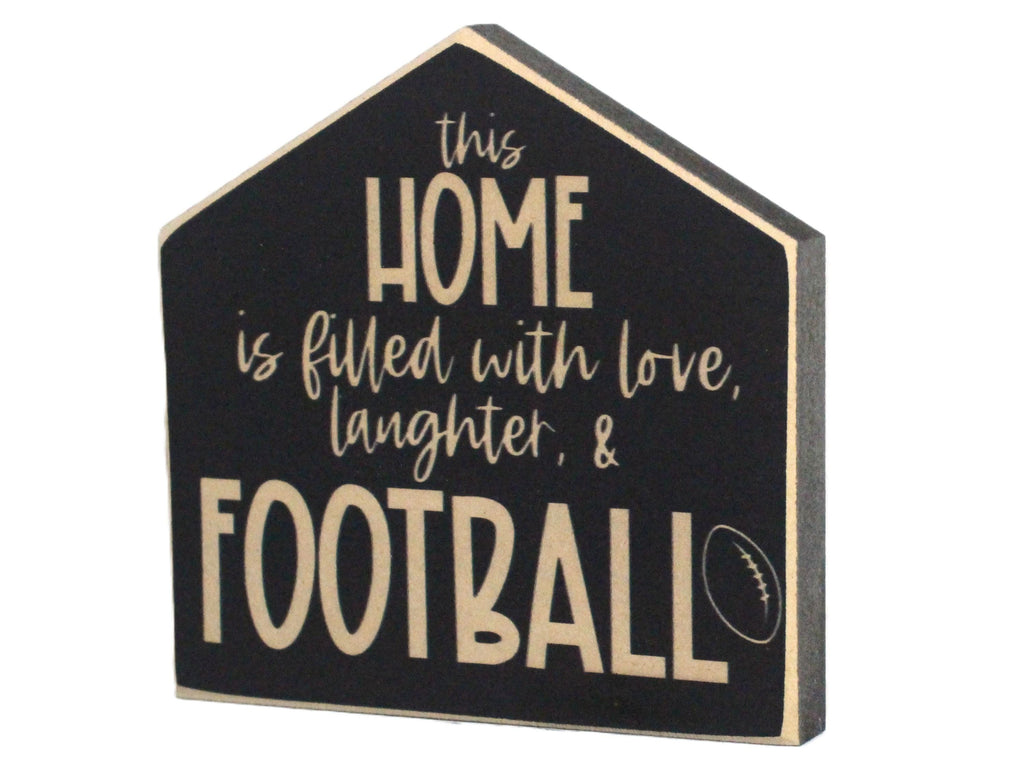 Football House Sign: Team Mom/Coach Gift, Sports Home Decor