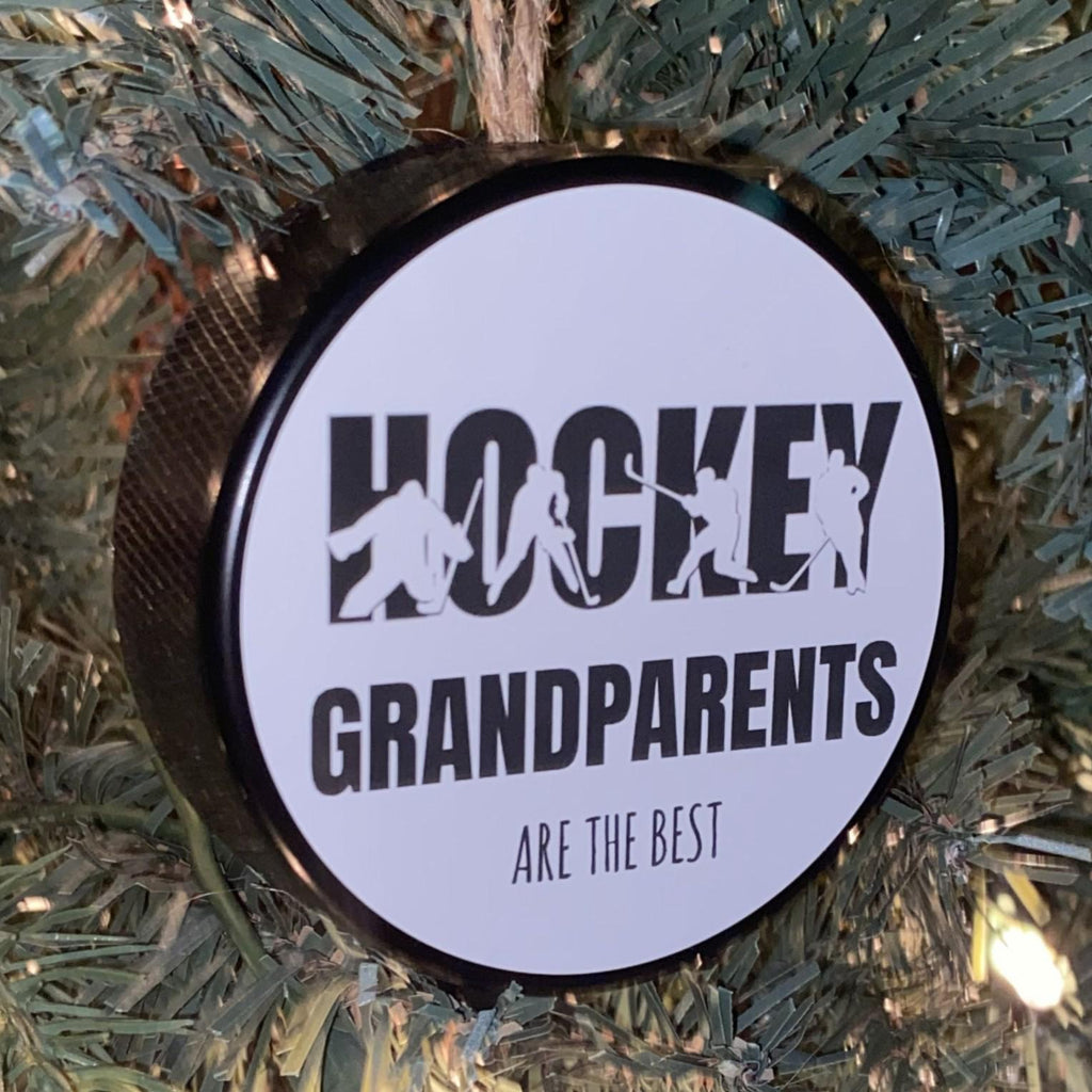 Hockey Puck Ornament: Christmas Tree Decoration