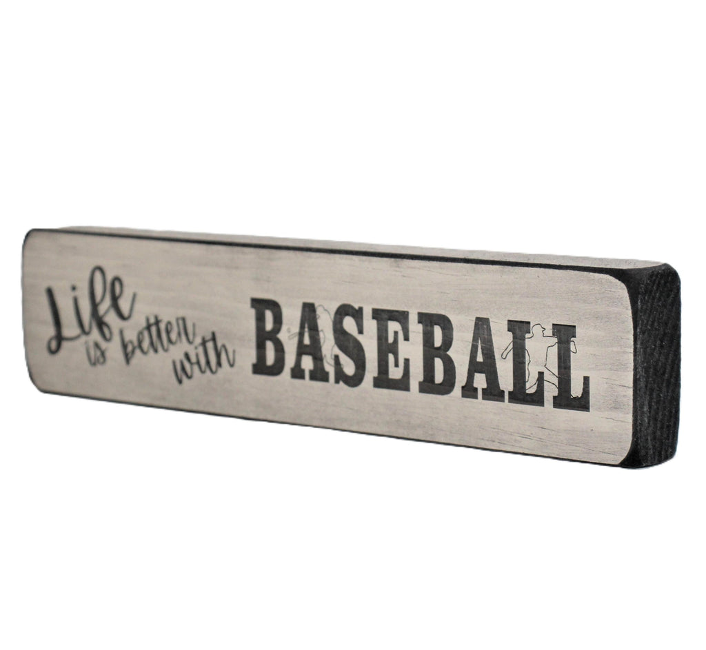 Baseball Wood Sign, Baseball Player Gift, Team Decor