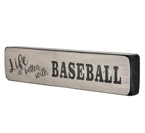 Baseball Wood Sign, Baseball Player Gift, Team Decor