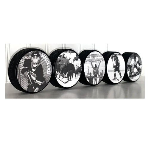Custom Photo Hockey Puck: Personalized Hockey Gift