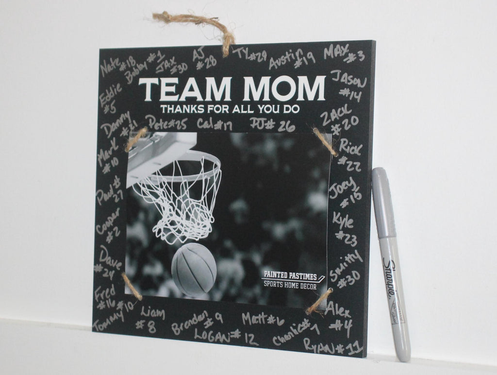Personalized Team Mom Photo Display: Sports Gift