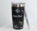 Personalized Team Mom Tumbler: Travel Mug, End of Season Gift