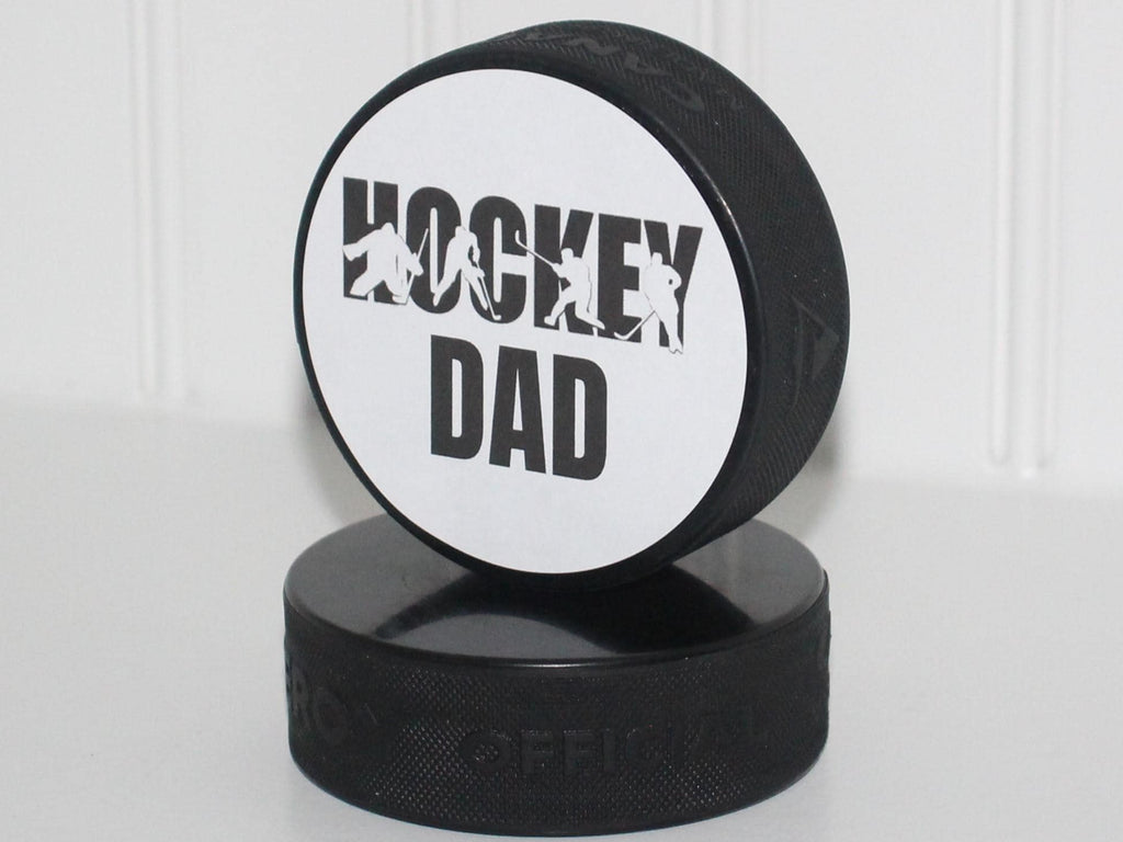 Hockey Grandparents Photo Frame - Puck Picture Display