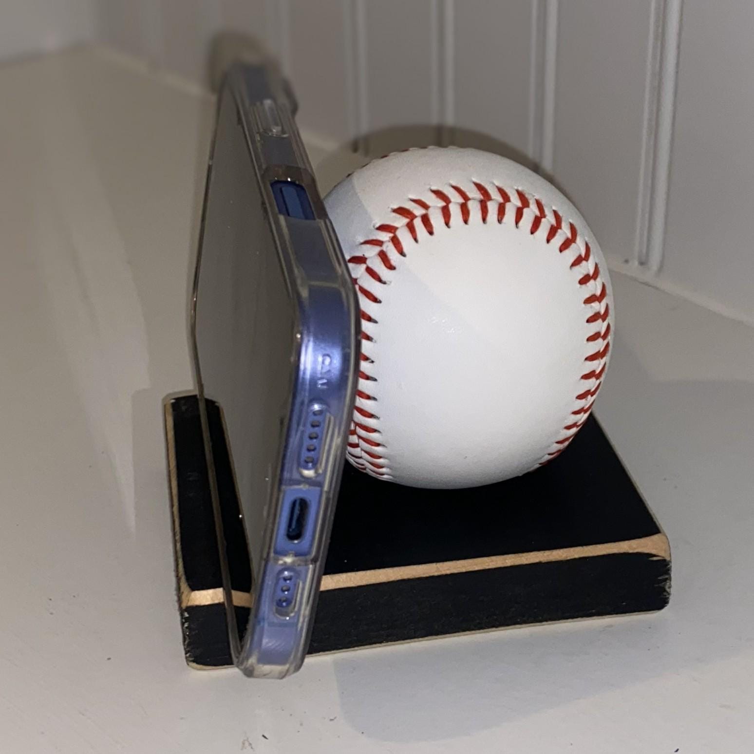 Baseball Phone Stand: Gift for Baseball Player, Fan, Coach