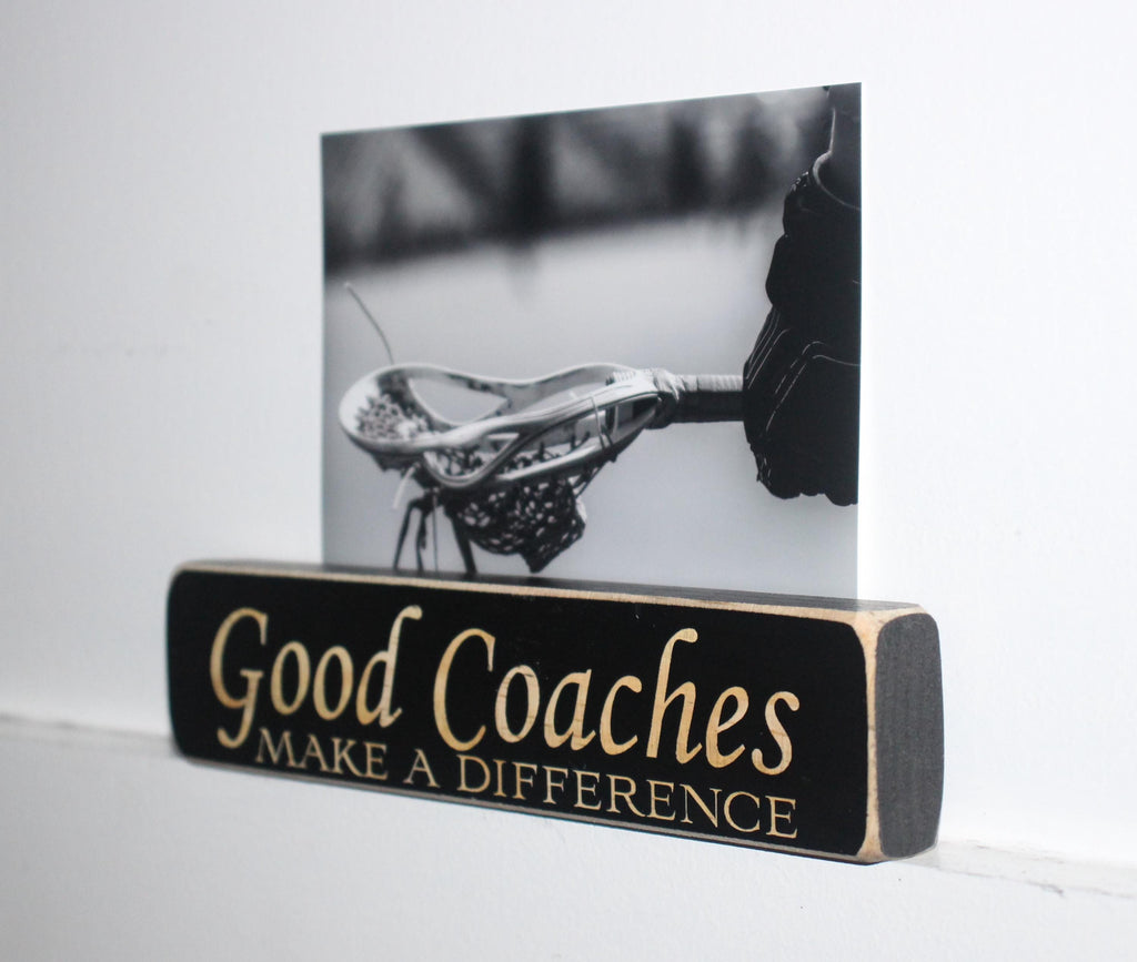 Coach Gift: Laser Cut Photo Display Frame, Baseball, Lacrosse, Softball, Volleyball, Soccer