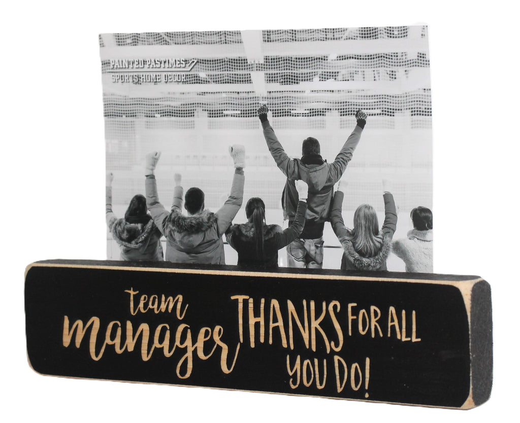 Coach Photo Display: Laser Cut Wood Sign