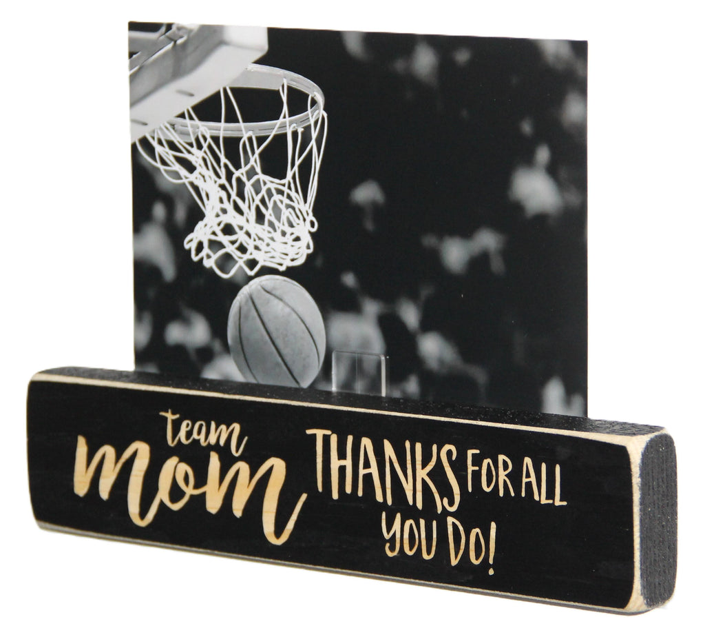 Team Manager Gift: Laser Cut Wood Sign - Sports Decor