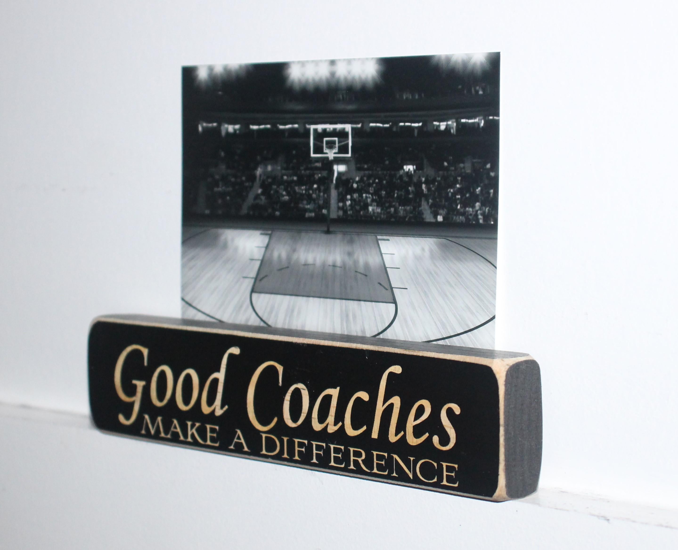 Coach Gift: Laser Cut Photo Display Frame, Baseball, Lacrosse, Softball, Volleyball, Soccer