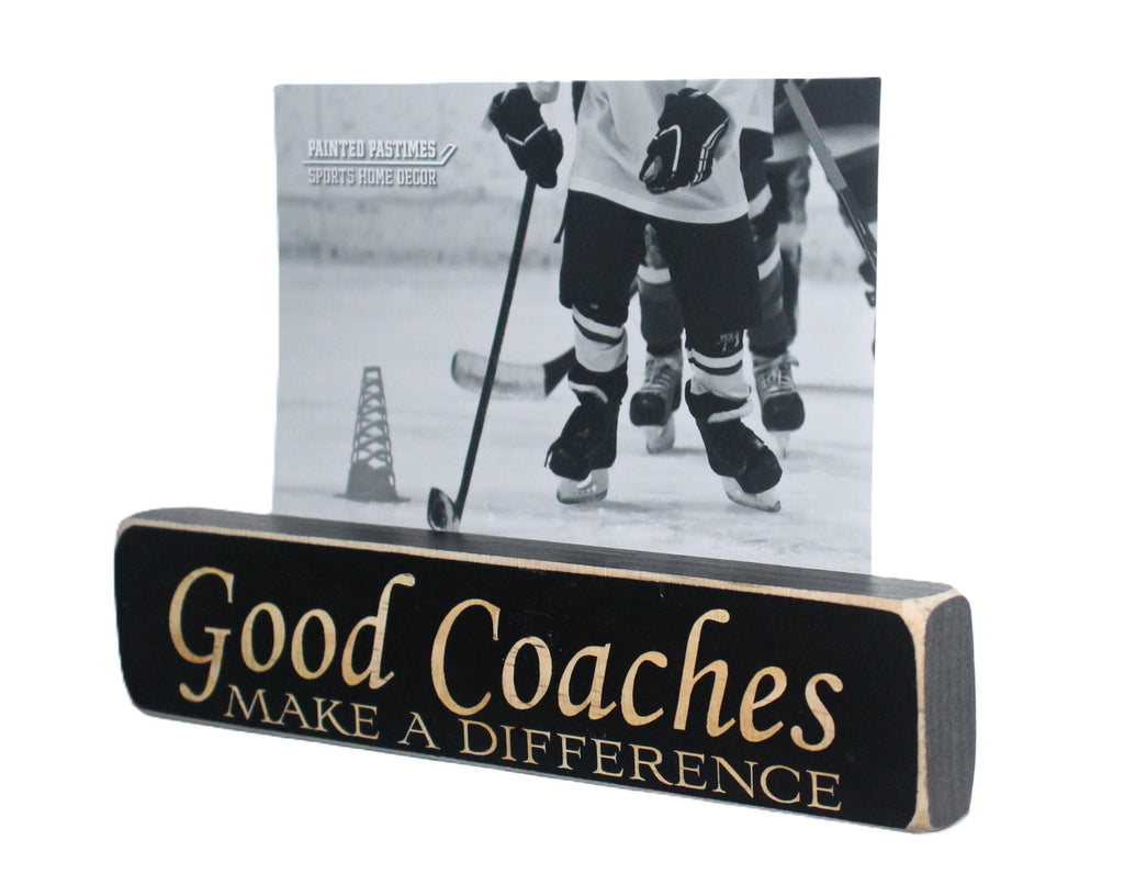Coach Sign: Wood Laser Cut, Sports Gift