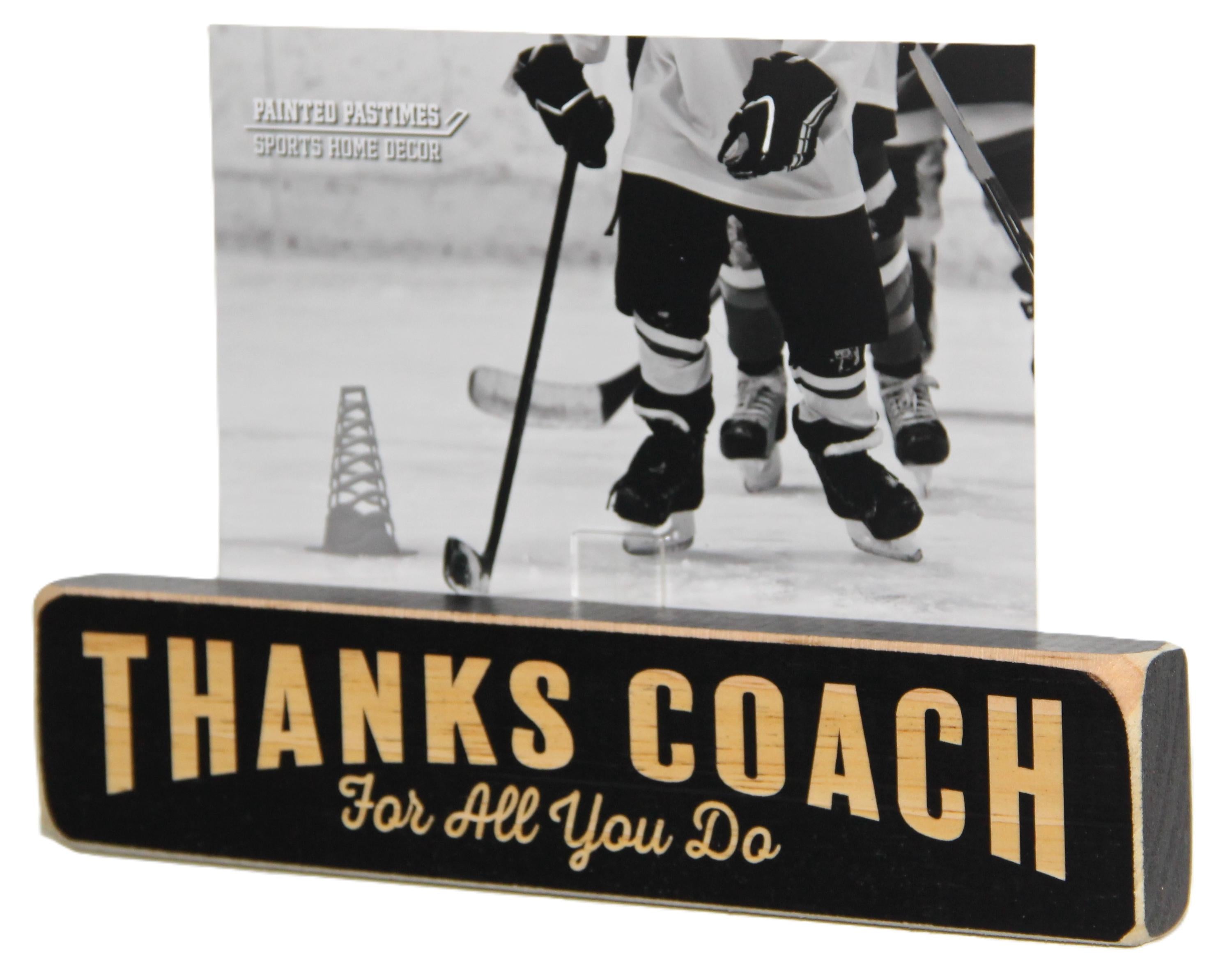 Coach Photo Display: Laser Cut Wood Sign