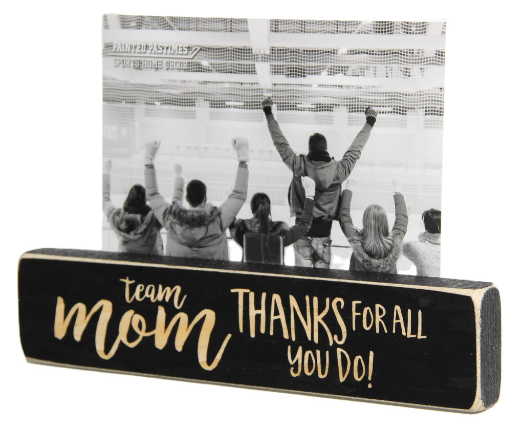 Team Manager Photo Frame: Laser Cut Wood Sports Gift