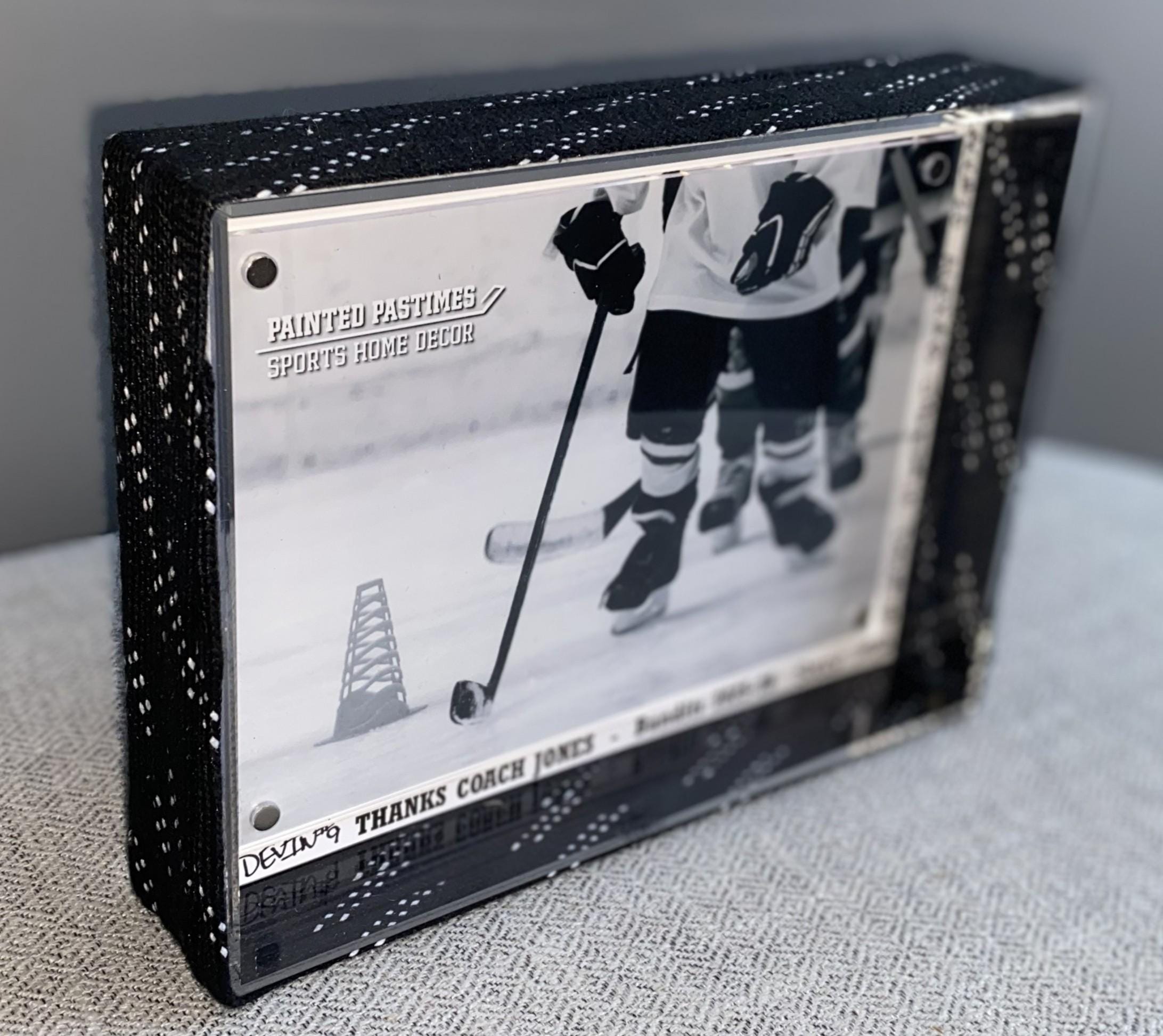 Hockey Laces Custom Photo Frame, 4x6, Coach, Player, Team Gift