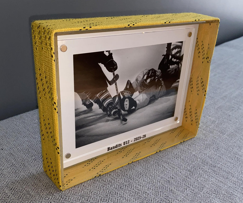 Hockey Laces Custom Photo Frame, 4x6, Coach, Player, Team Gift