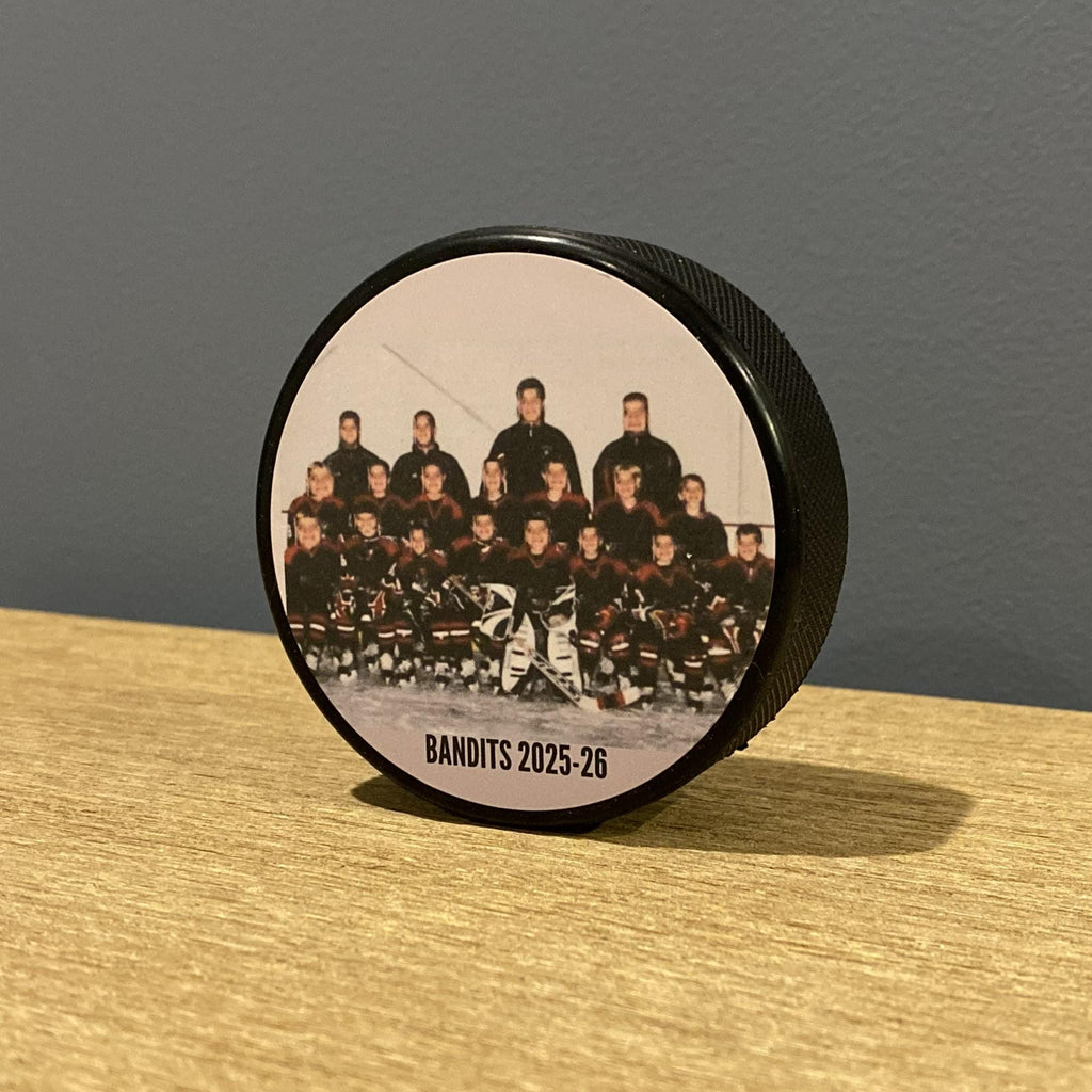 Personalized Hockey Photo Puck: Custom Hockey Gift