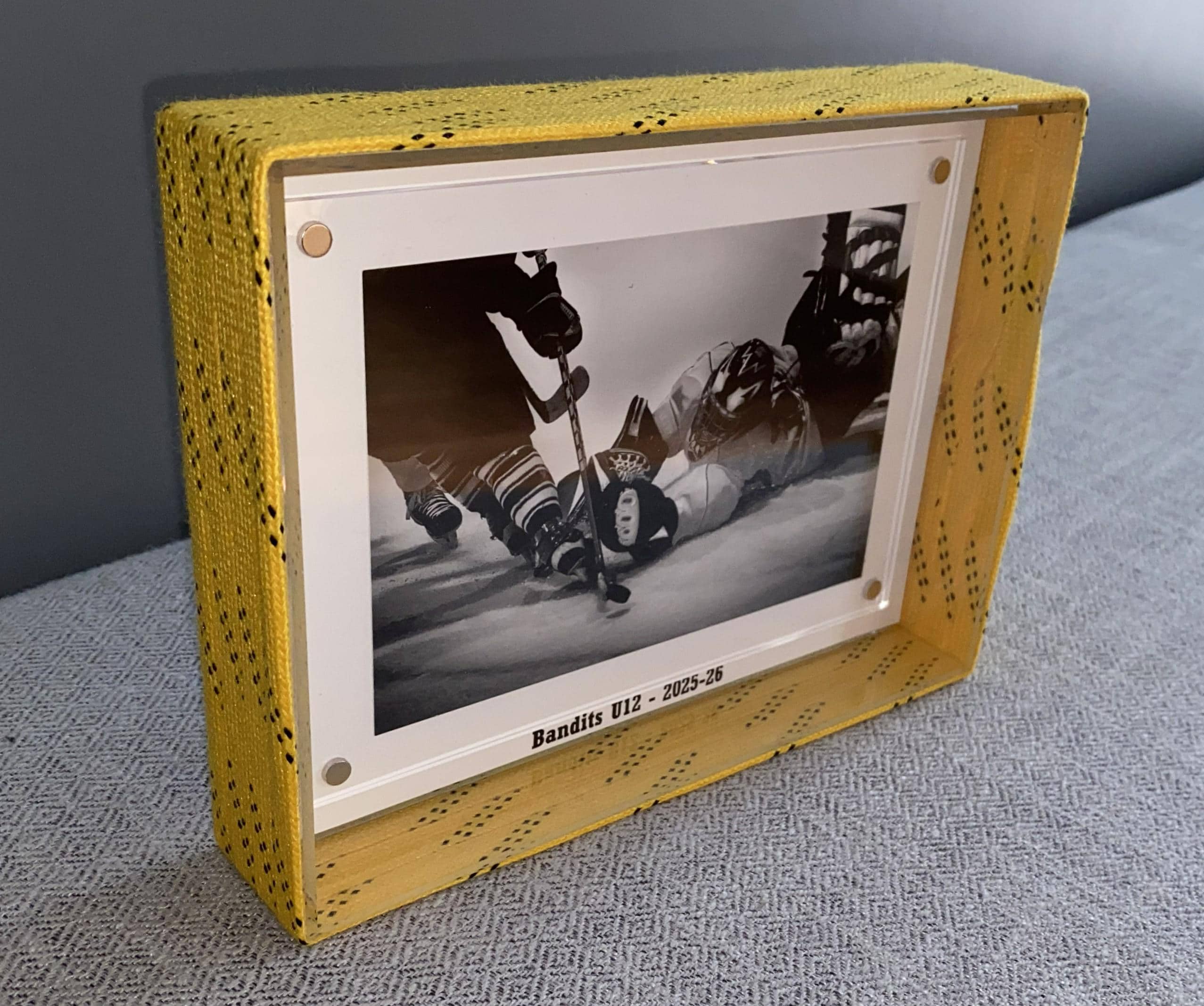 Hockey Laces Custom Photo Frame, 4x6