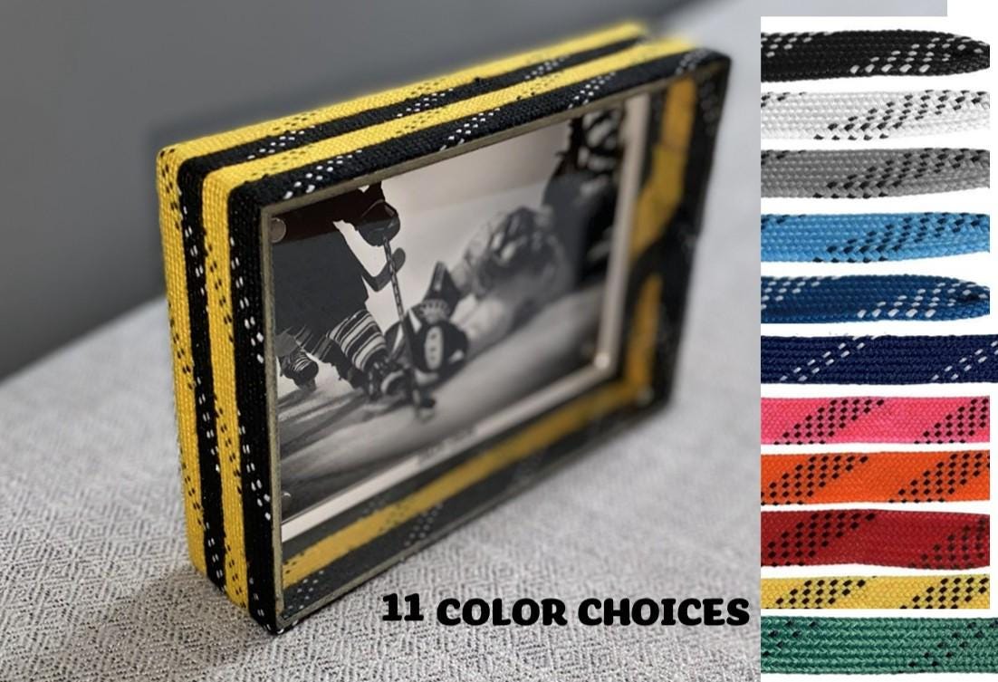 Hockey Laces Custom Photo Frame, 4x6 Coach, Player, Team Gift