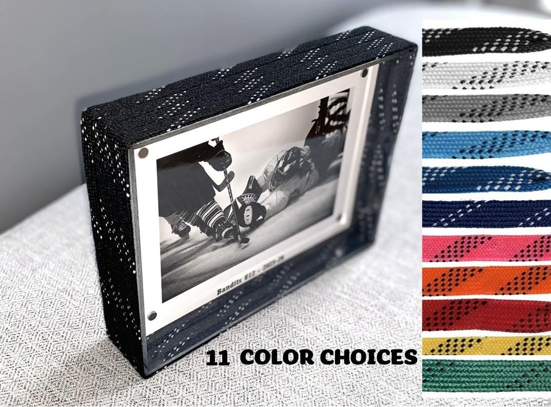 Hockey Laces Custom Photo Frame, 4x6, Coach, Player, Team Gift