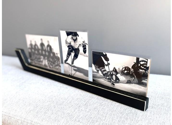 Hockey Stick Photo Display: Frame, Player, Fan, Coach or Team Gift