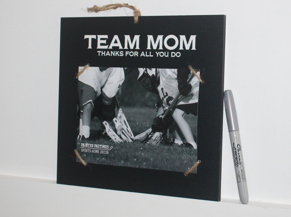 Personalized Team Mom Photo Display: Sports Gift
