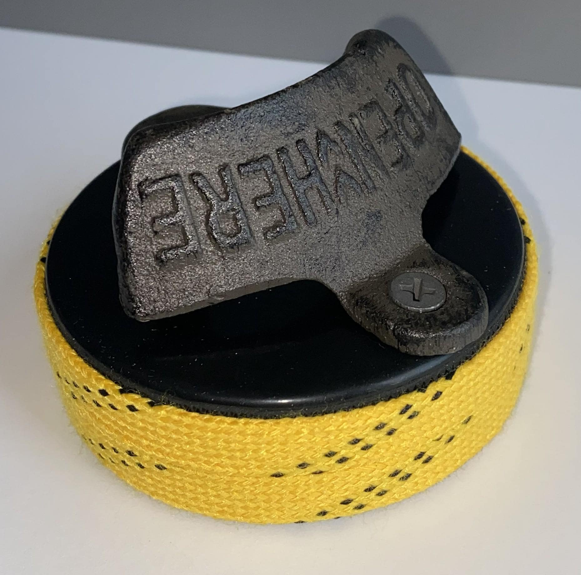 Hockey Puck Bottle Opener: Gift for Hockey Fan
