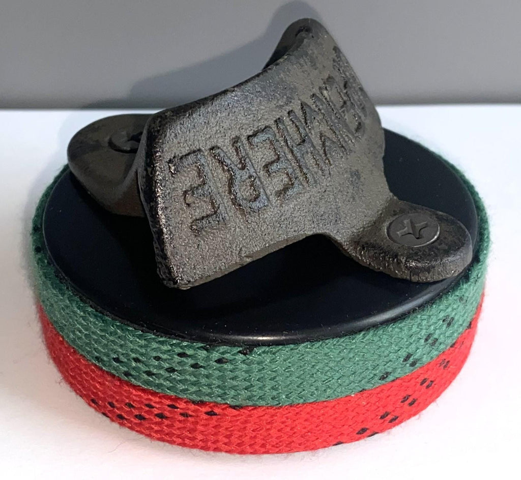 Hockey Puck Bottle Opener: Gift for Hockey Fan