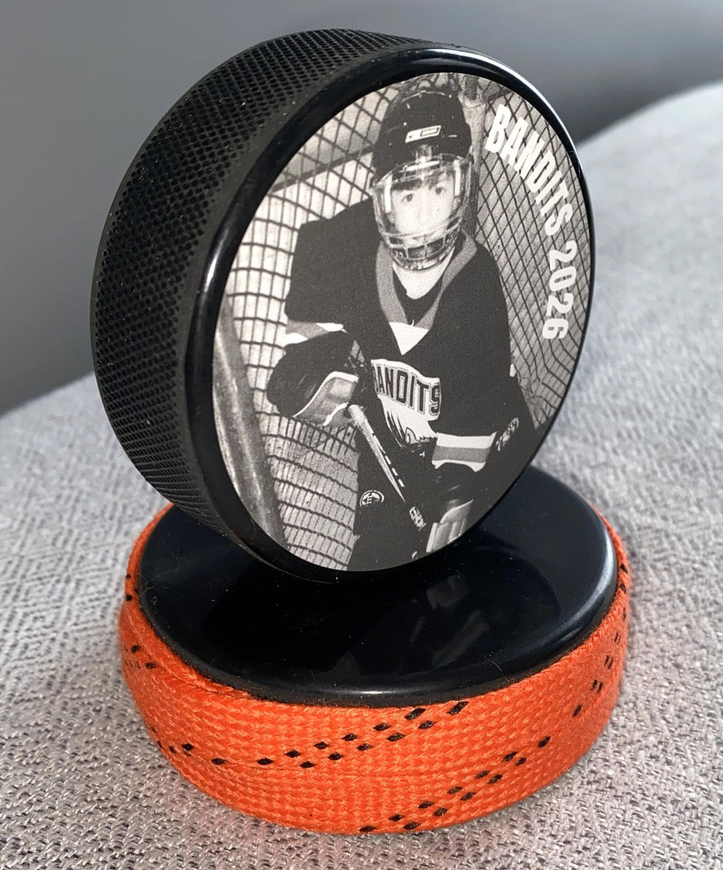 Personalized Hockey Photo Puck: Custom Hockey Gift