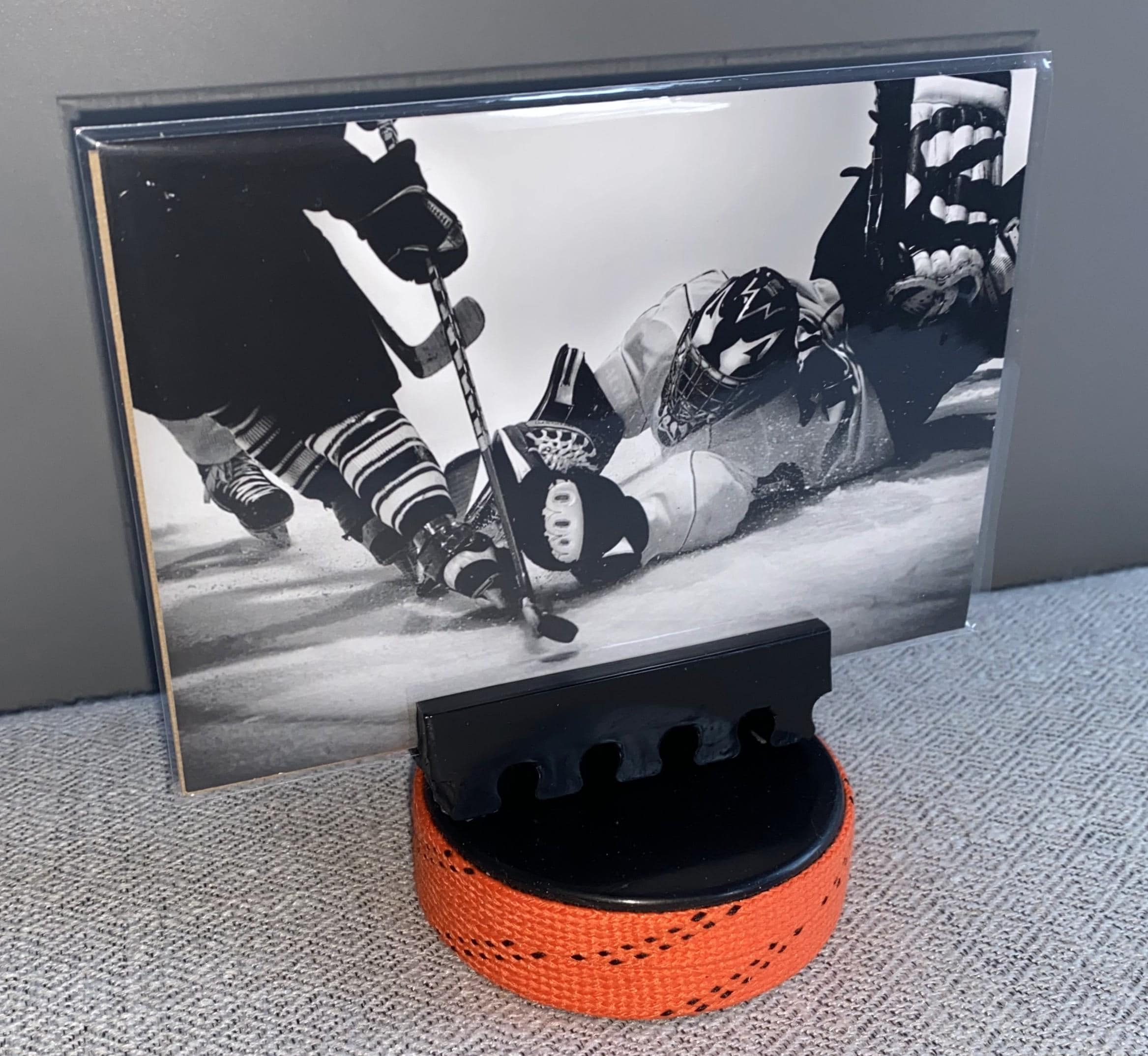 Hockey Puck Photo Display: Hockey Player, Team, Coach, Mom, Dad Gift