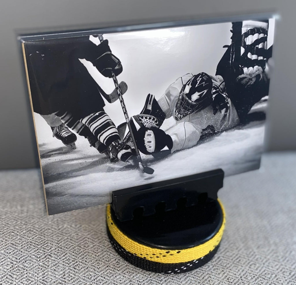 Hockey Puck Photo Display: Hockey Player, Team, Coach, Mom, Dad Gift