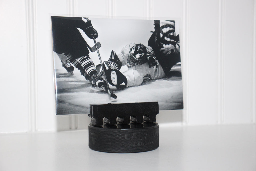 Hockey Puck Photo Display: Hockey Player, Team, Coach, Mom, Dad Gift