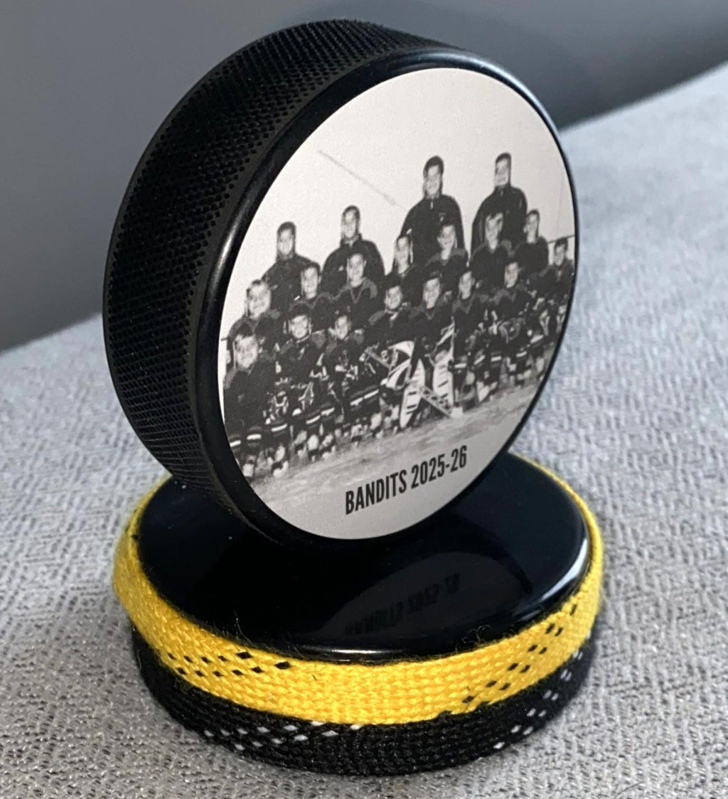 Custom Photo Hockey Puck: Personalized, Player, Coach, Team, 11 Color Choices
