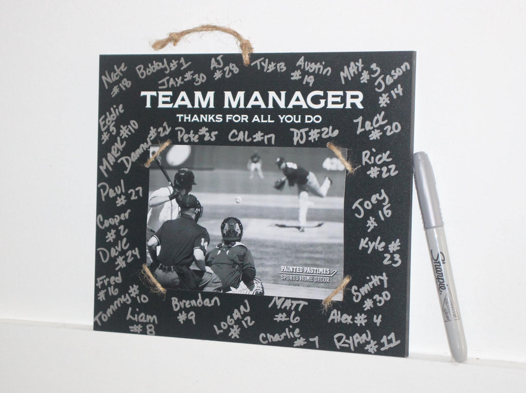 Team Manager Photo Frame: Sports Thank You Gift